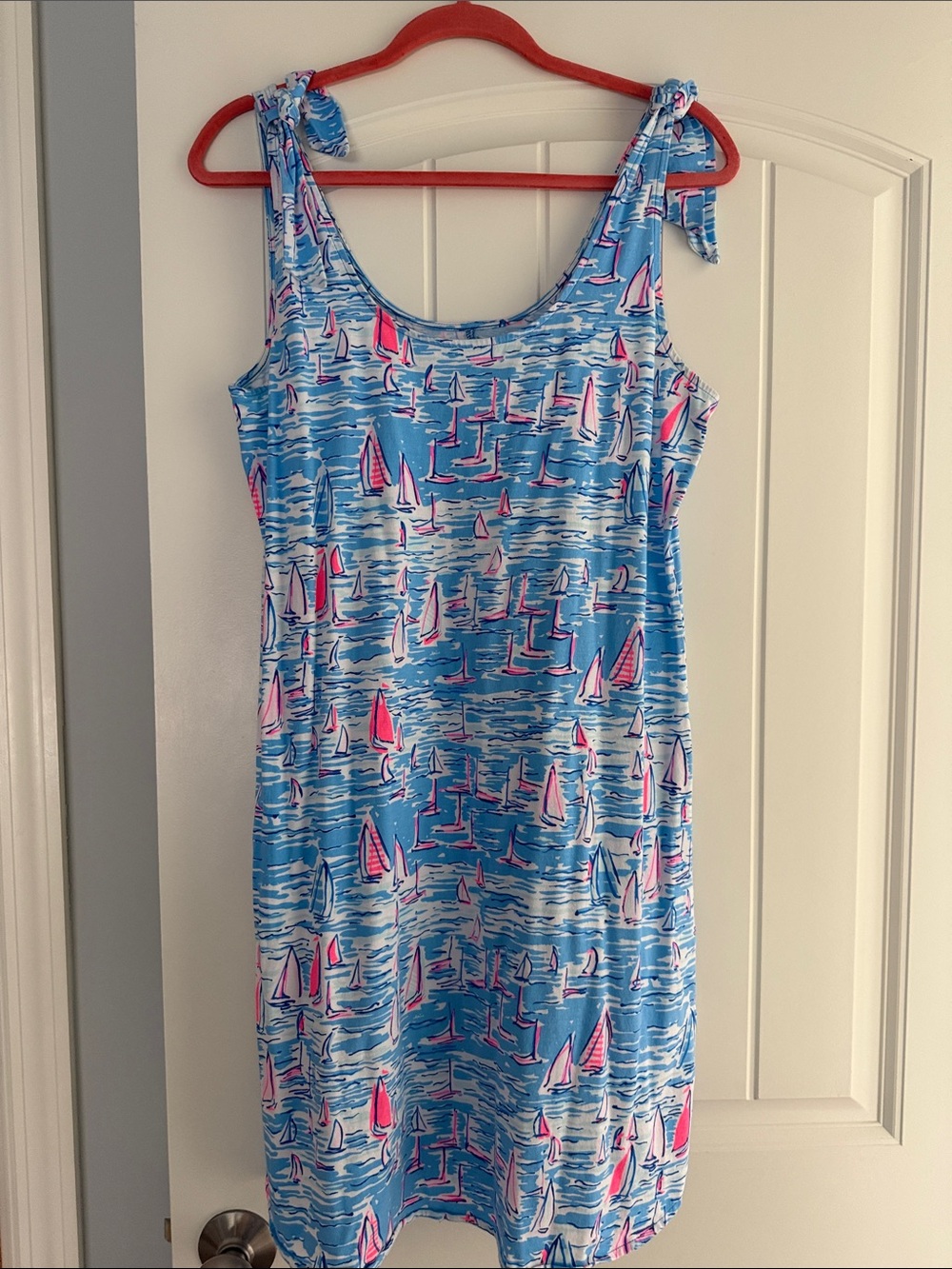 Lilly Pulitzer Rivers Dress Sailboat Print Boatylicious